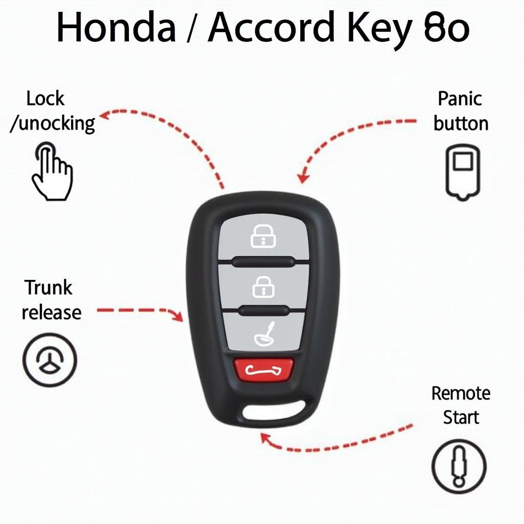 Various Honda Key Fob Functions