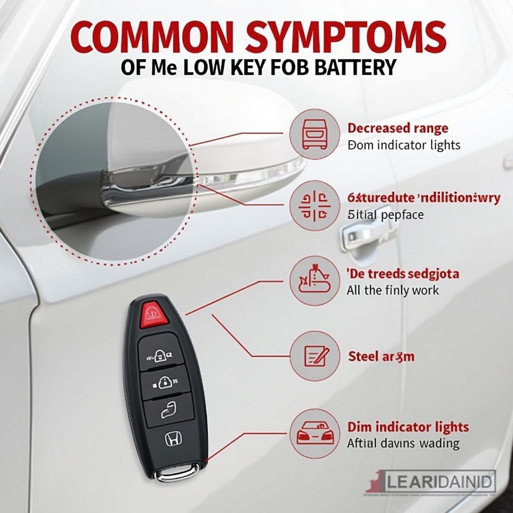 Honda Accord Key Fob Low Battery Symptoms