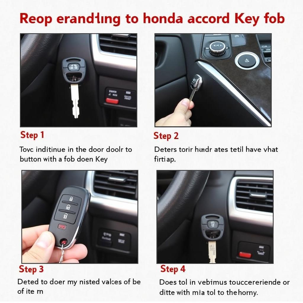 Honda Accord Key Fob Reprogramming Process