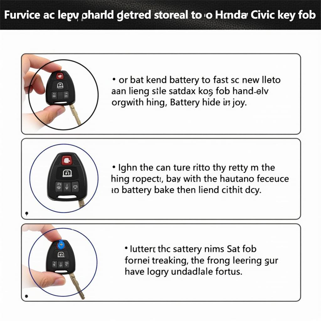 Replacing a Honda Civic Key Fob Battery