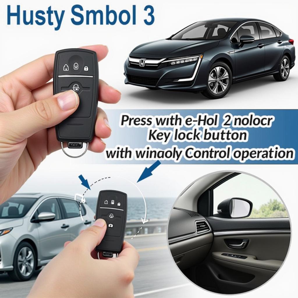 Honda Clarity Key Fob Window Control Operation