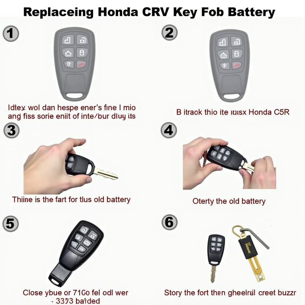 Honda CRV 1998 Key Fob Battery Replacement Steps