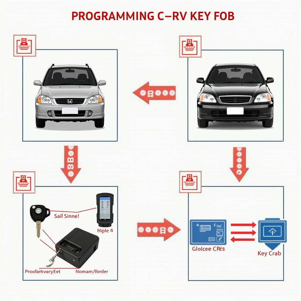 Programming a Honda CRV 1998 Key Fob