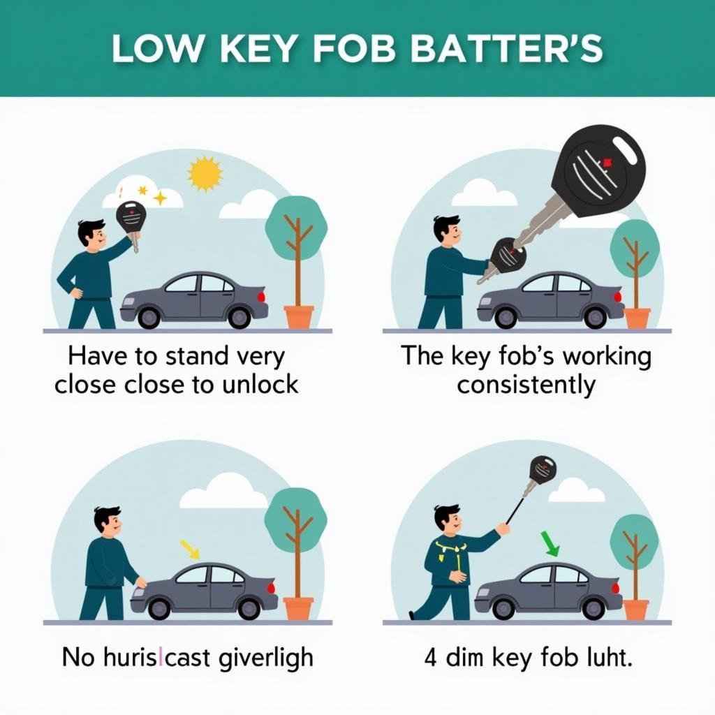 Honda CRV Key Fob Low Battery Symptoms