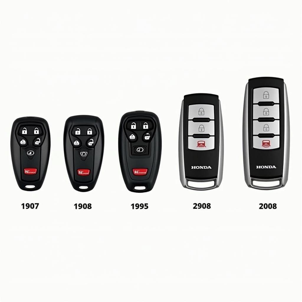 Different Types of Honda CRV Key Fobs