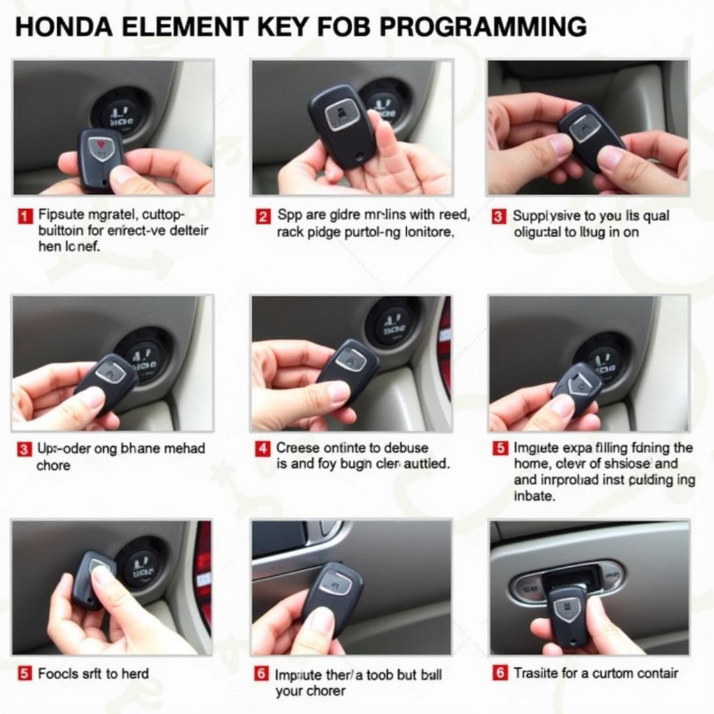 Honda Element Key Fob Programming Step-by-Step Visual Guide