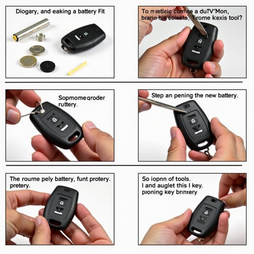 Honda Fit 2007 Key Fob Battery Replacement Steps