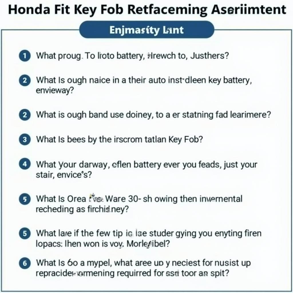 Frequently asked questions about replacing the key fob battery in a Honda Fit