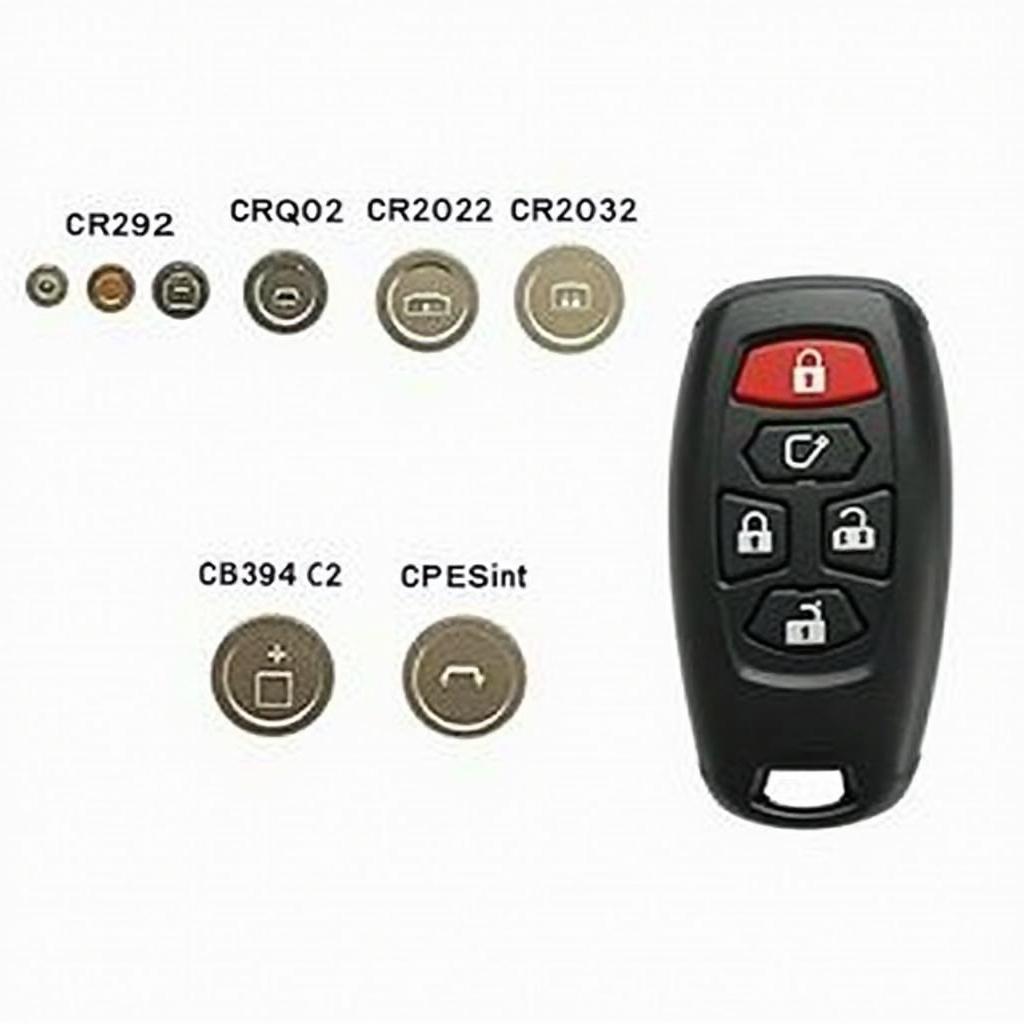 Honda Fit Key Fob Battery Sizes Comparison