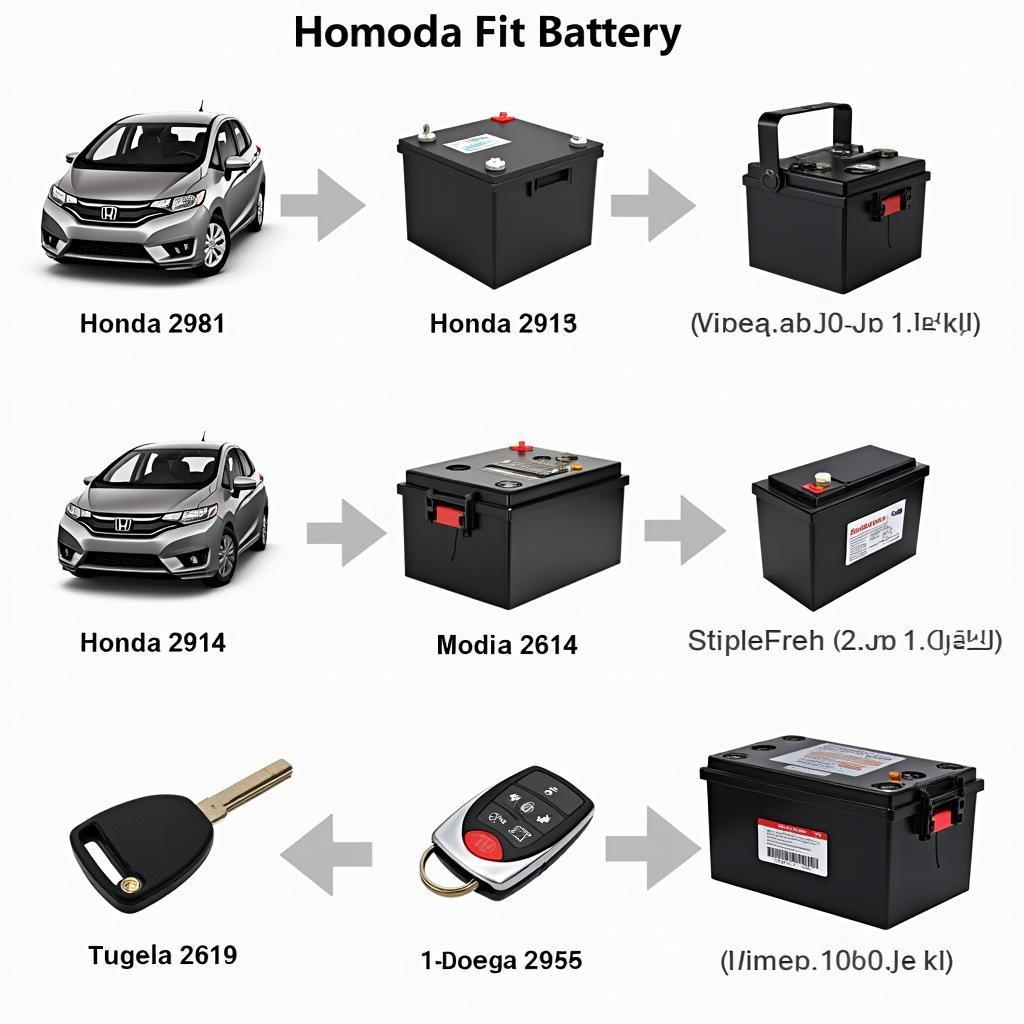 Different Battery Types for Honda Fit Key Fobs