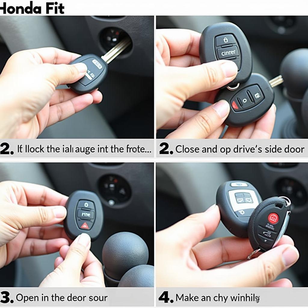 Honda Fit Key Fob Programming Steps