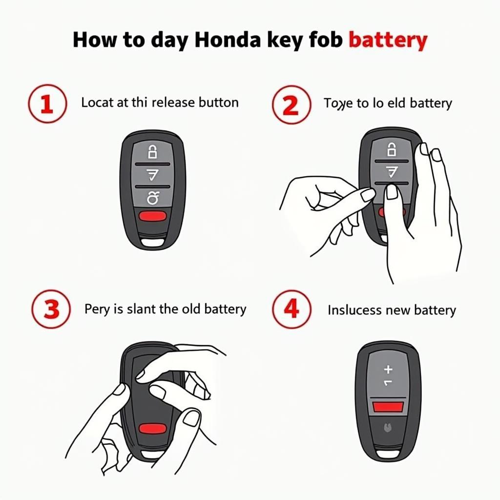 Honda Key Fob Battery Replacement Steps