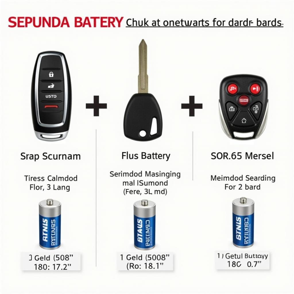 Different Honda Key Fob Battery Types