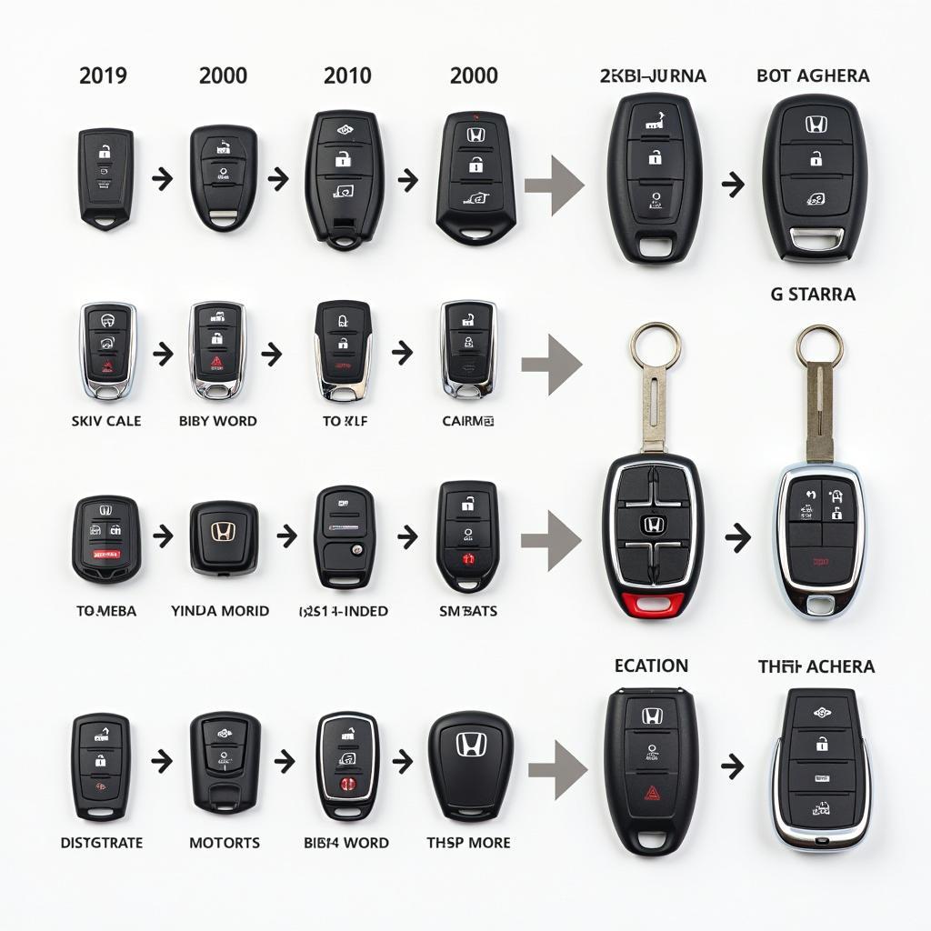 Evolution of Honda Key Fobs Through the Years