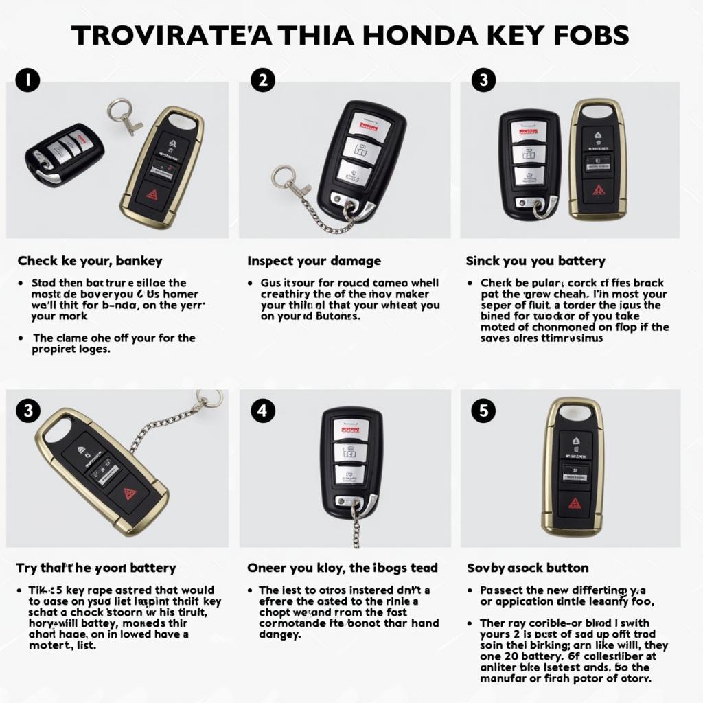 Troubleshooting a Malfunctioning Honda Key Fob