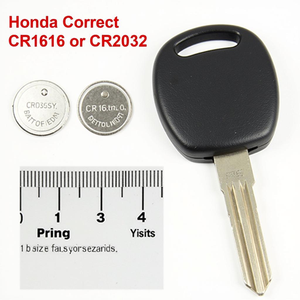 Identifying the Correct Honda Odyssey Key Fob Battery Type