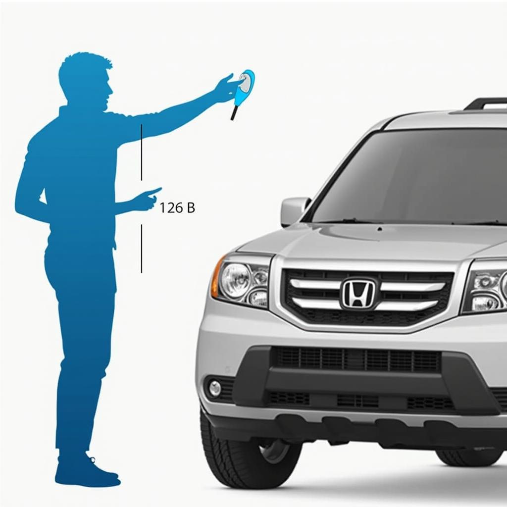 Testing the Range of a Honda Pilot Key Fob