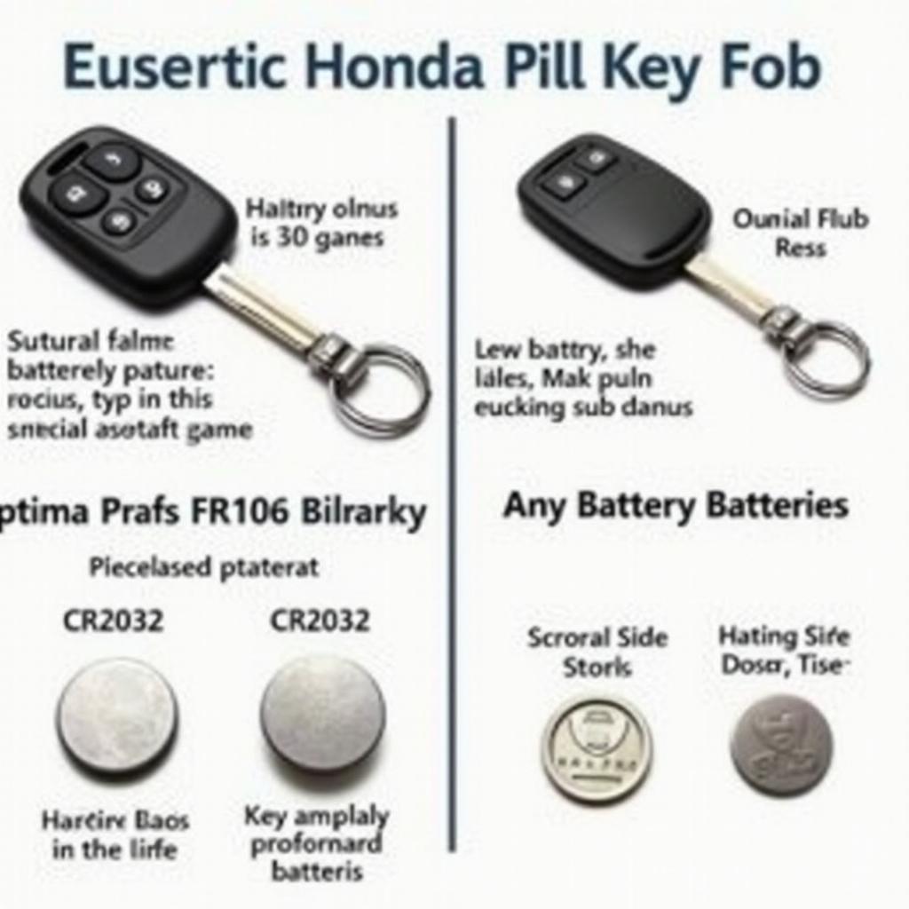 Honda Pilot Keyfob Battery Types