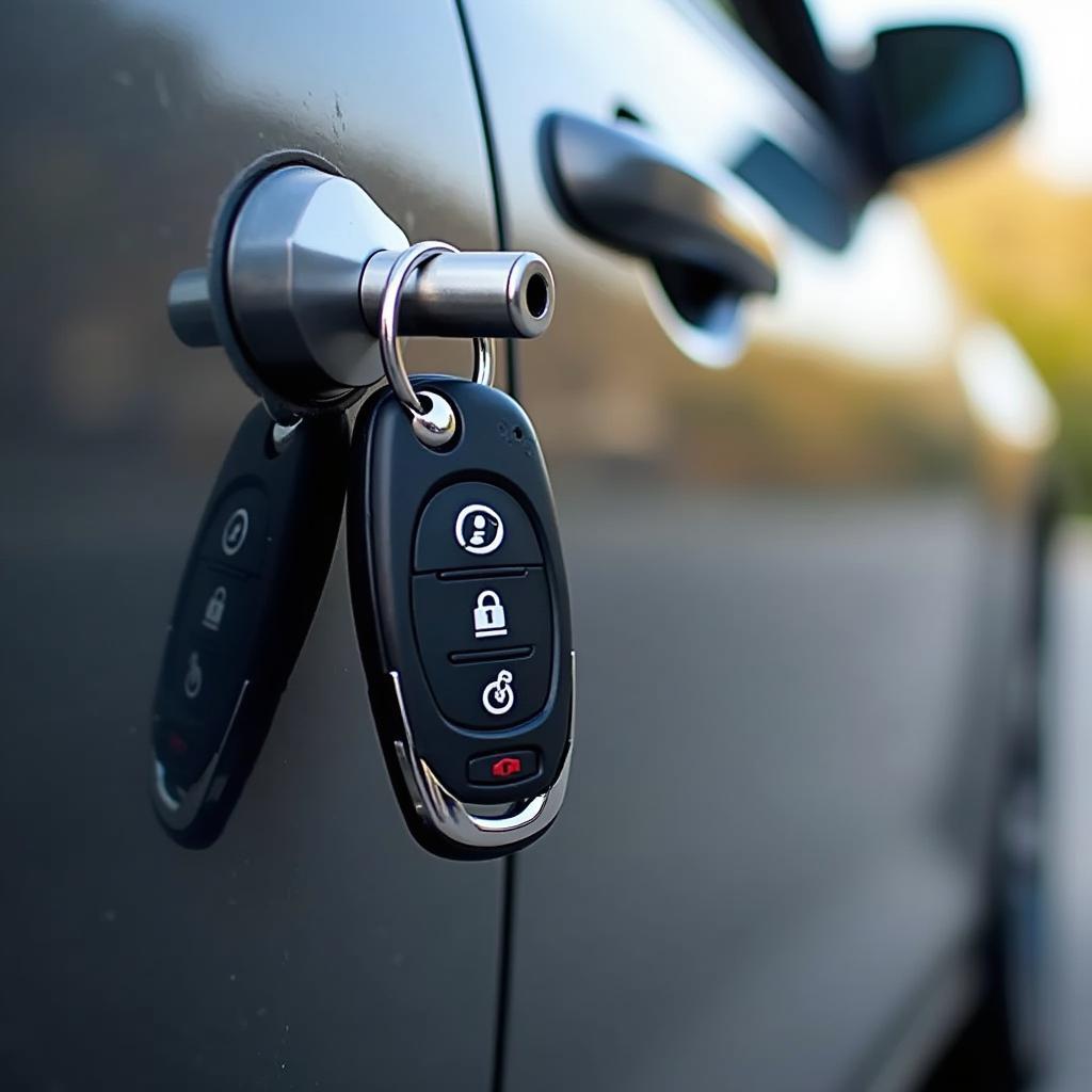 Hyundai Car Locked with Key Fob