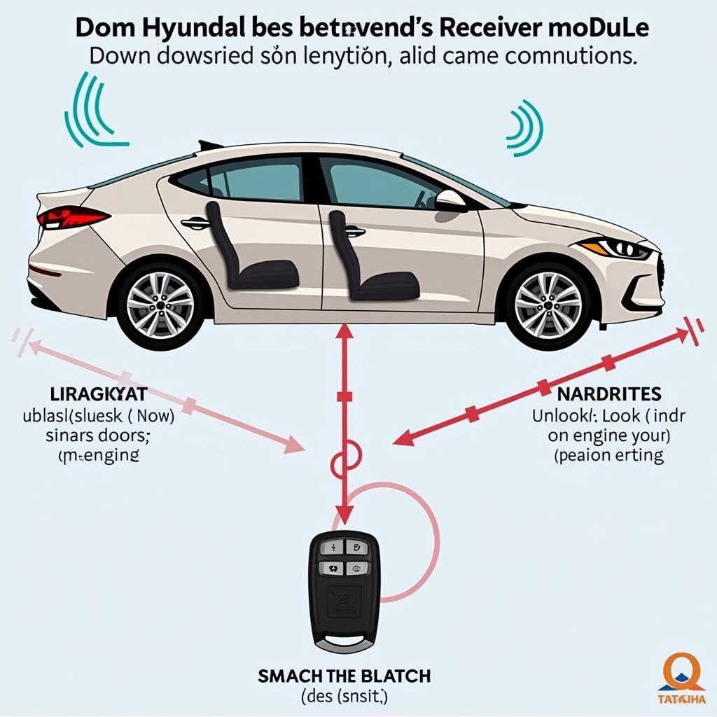 Hyundai Elantra Key Fob and Car Receiver Interaction