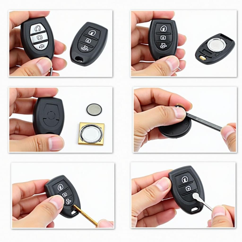 Replacing the battery in a 2017 Hyundai Elantra key fob