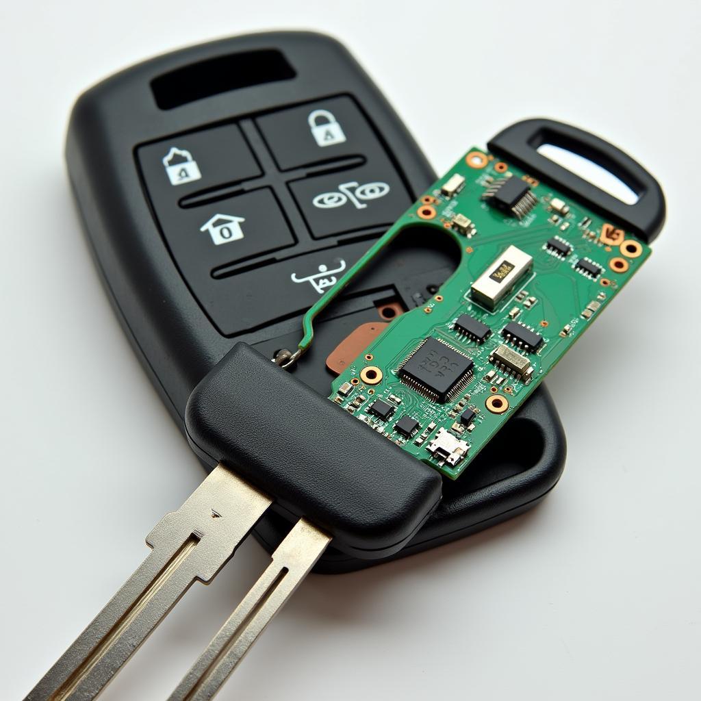 Hyundai Elantra Key Fob Internal Components