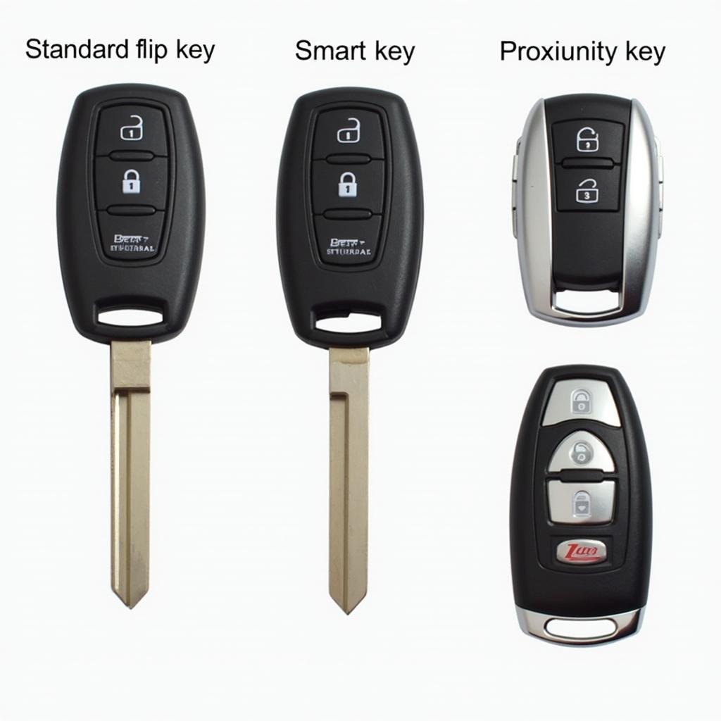 Different types of Hyundai Elantra key fobs