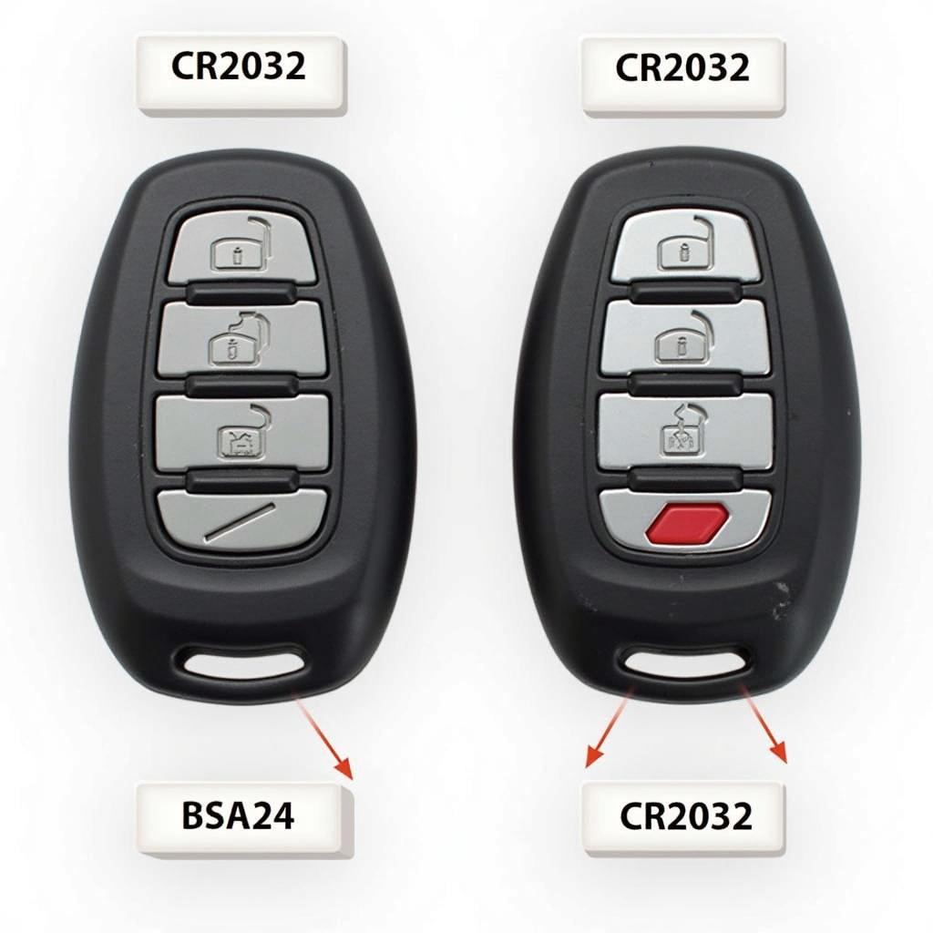 Different Battery Types for Hyundai Genesis Key Fobs