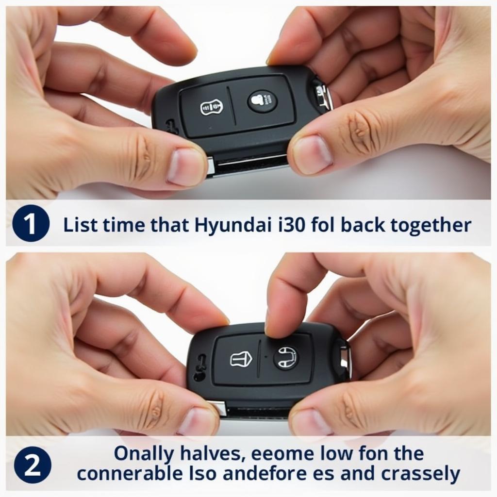 Reassembling the Hyundai i30 Key Fob