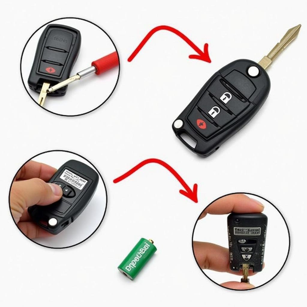 Replacing the battery in a Hyundai Ioniq key fob