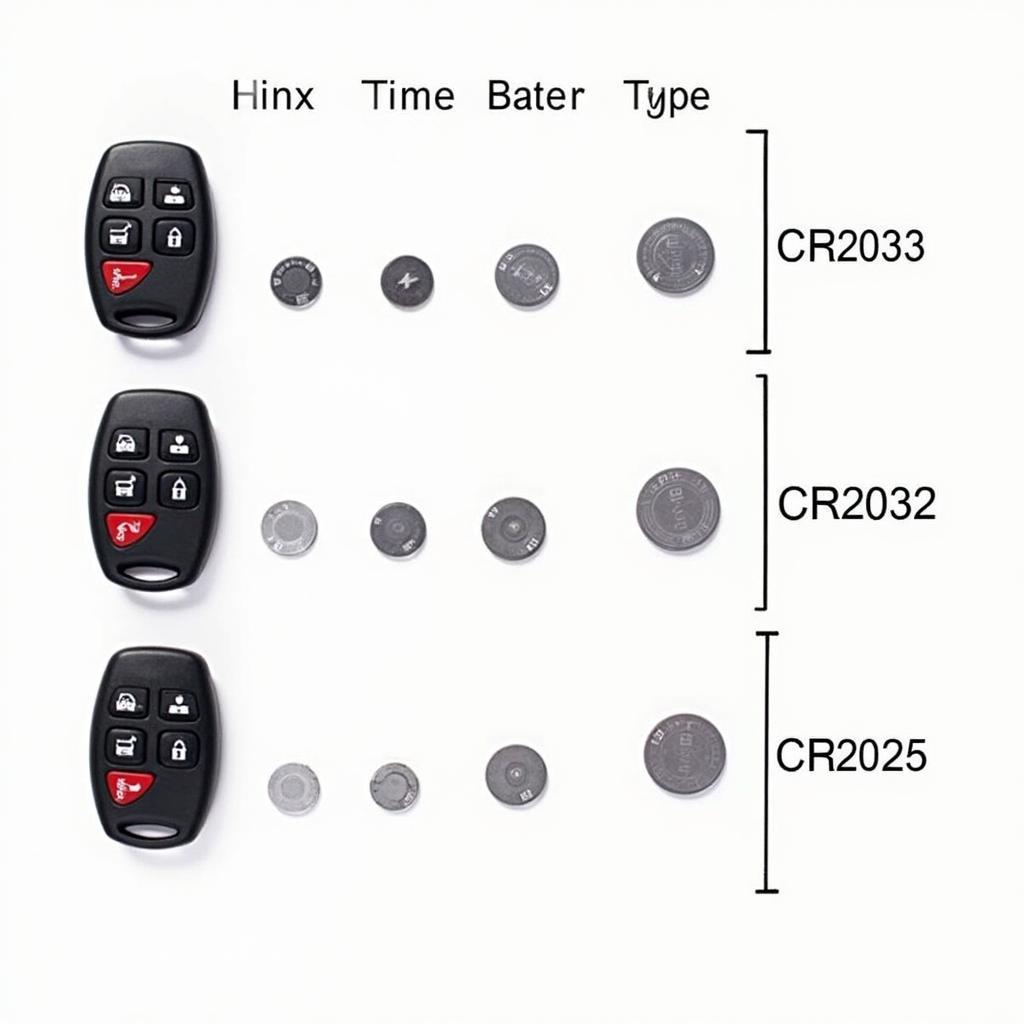 Different Types of Hyundai Key Fob Batteries