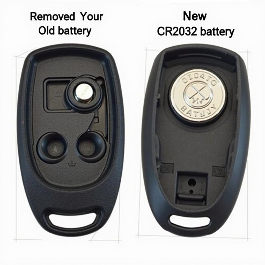 Inside the Hyundai Key Fob with New Battery