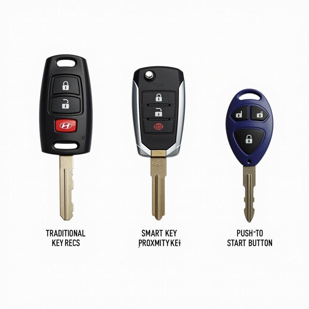 Types of Hyundai Key Fobs