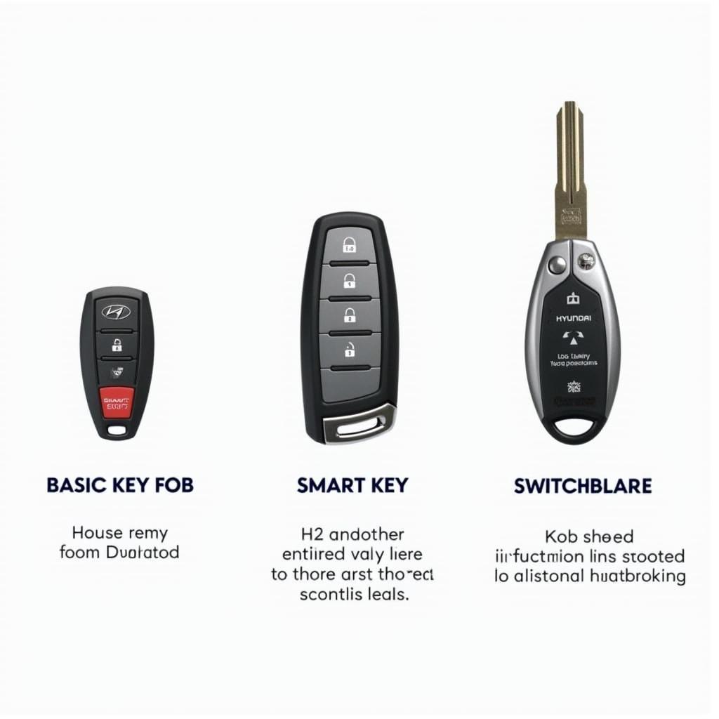 Different Types of Hyundai Key Fobs