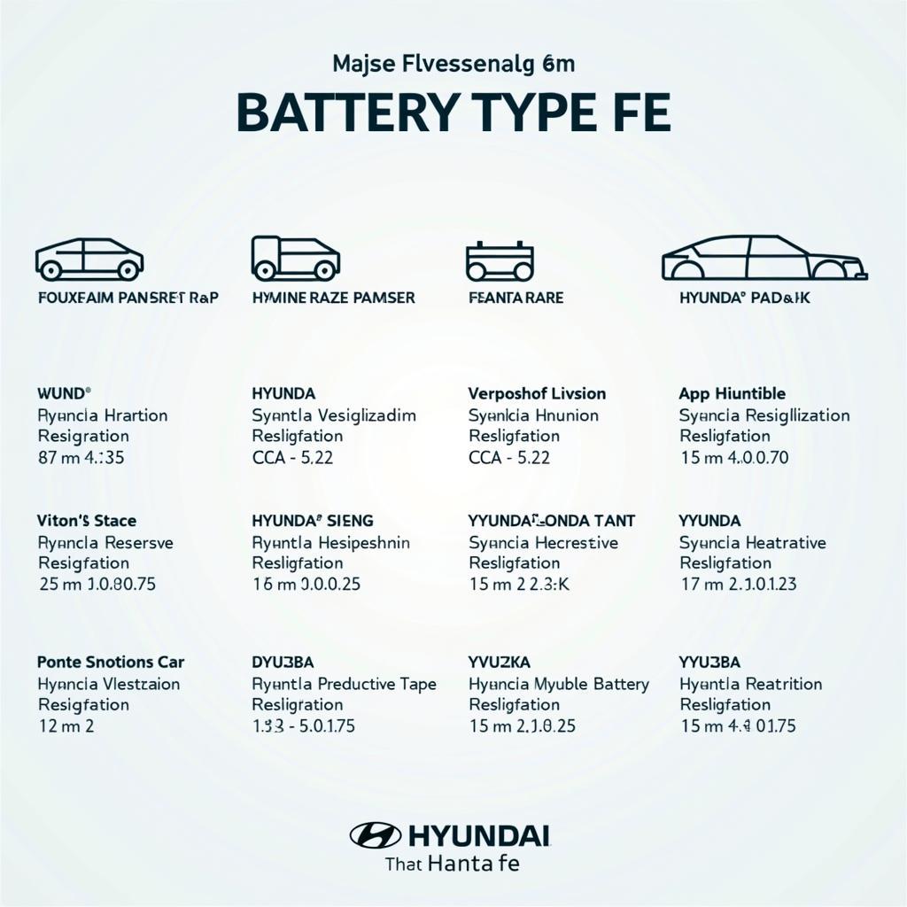 Different Battery Types for Hyundai Santa Fe Key Fobs