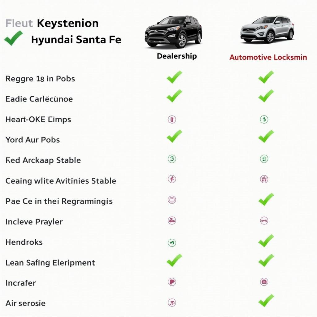 Hyundai Santa Fe Key Fob Replacement Options