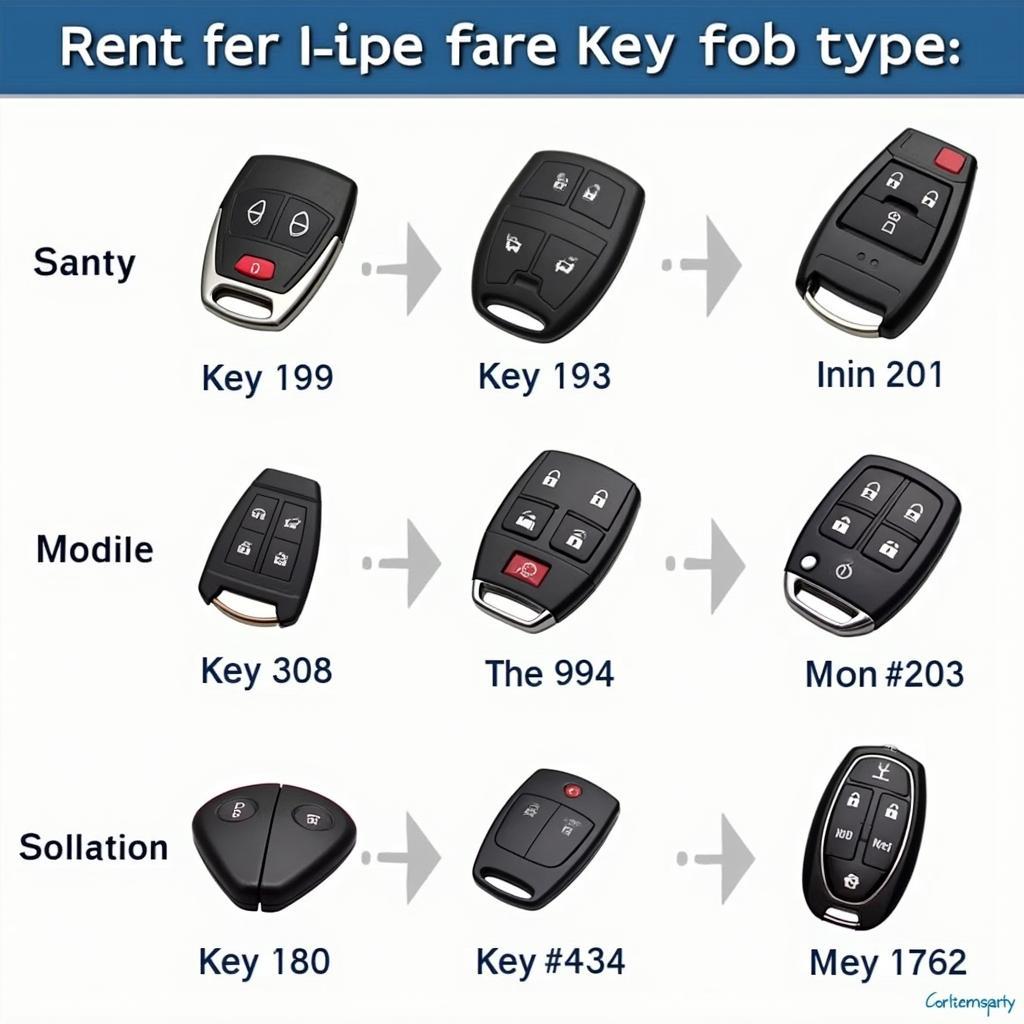 Different Hyundai Santa Fe Key Fob Types