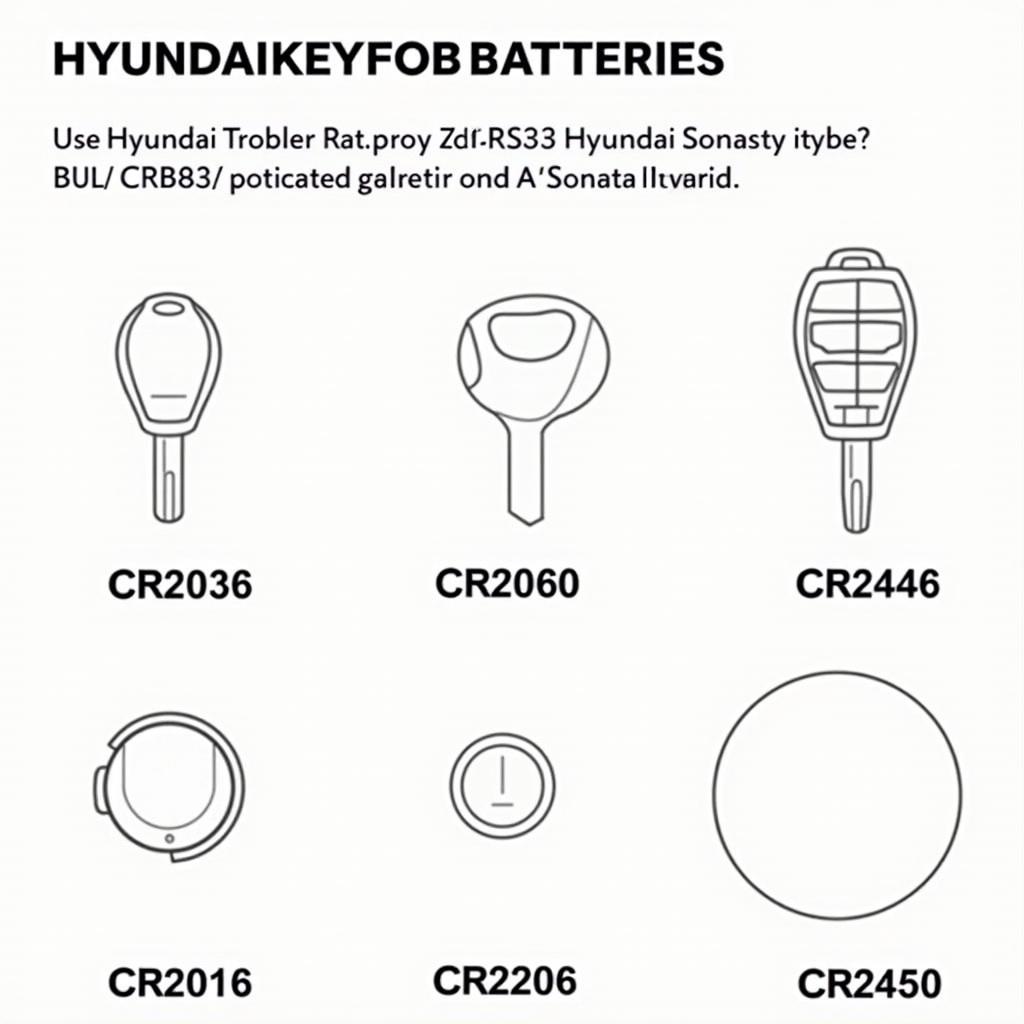 Different Types of Key Fob Batteries for Hyundai Vehicles