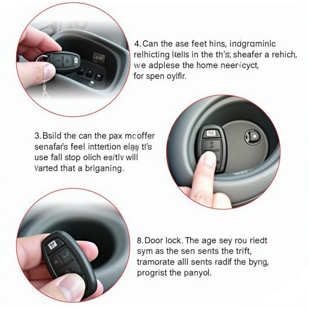 Programming a Hyundai Sonata Key Fob: Step-by-step instructions with ignition and door locks.