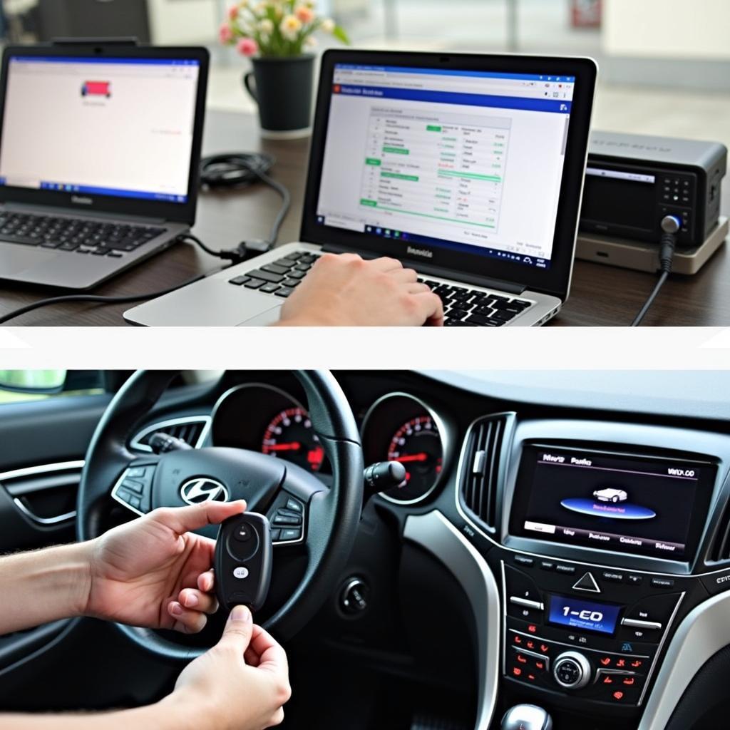 Hyundai Sonata Key Fob Programming Process Using Diagnostic Tool