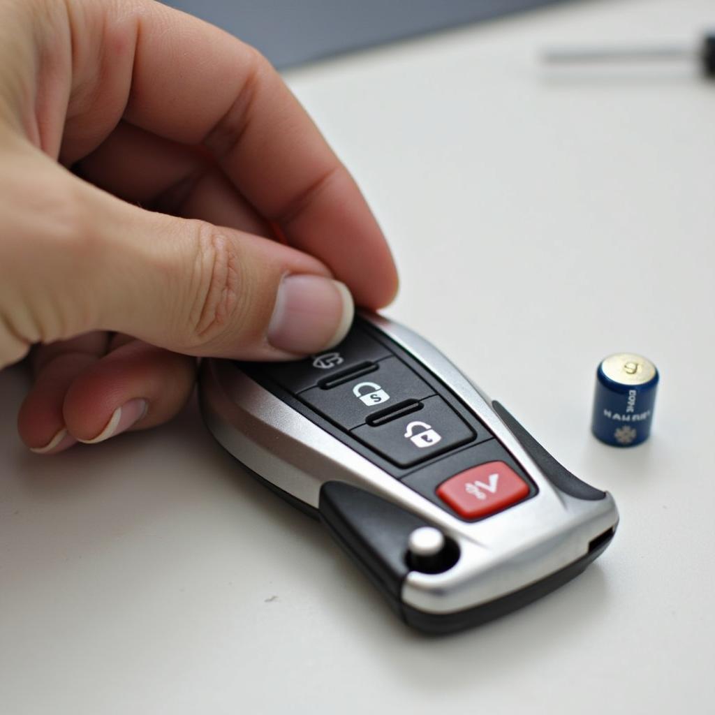 Replacing the Battery in a Hyundai Veloster Key Fob