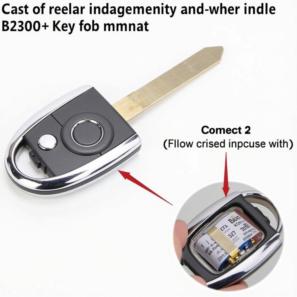 Inserting New CR2032 Battery in BMW Key Fob