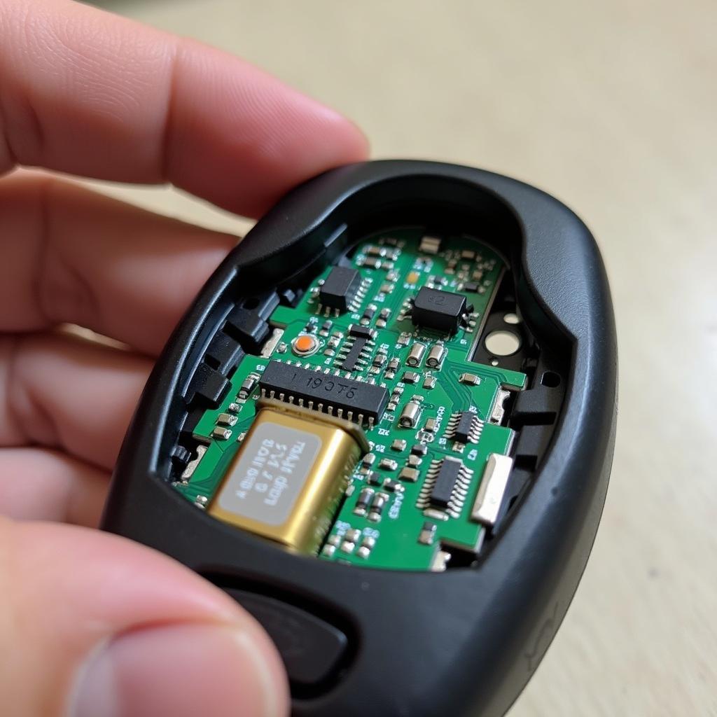 Internal Components of a 2018 Honda Key Fob