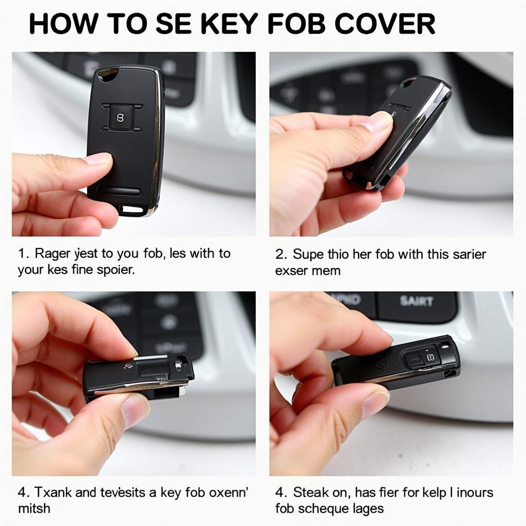 Step-by-step Installation of a 2020 Lexus RX 350 Key Fob Cover