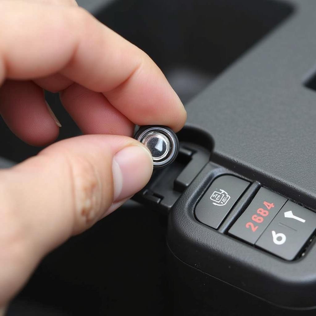 Installing CR2032 Battery in Honda CRV Key Fob