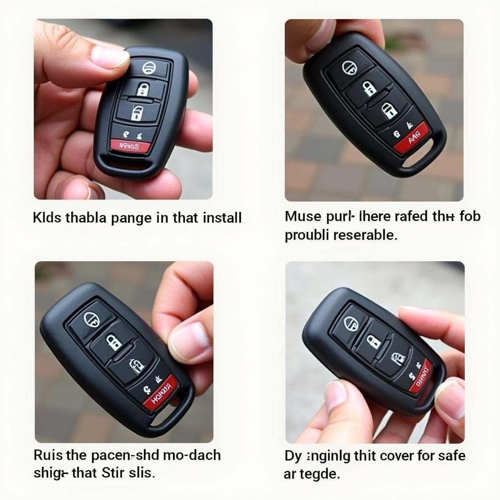 Installing a Honda Ridgeline Key Fob Cover