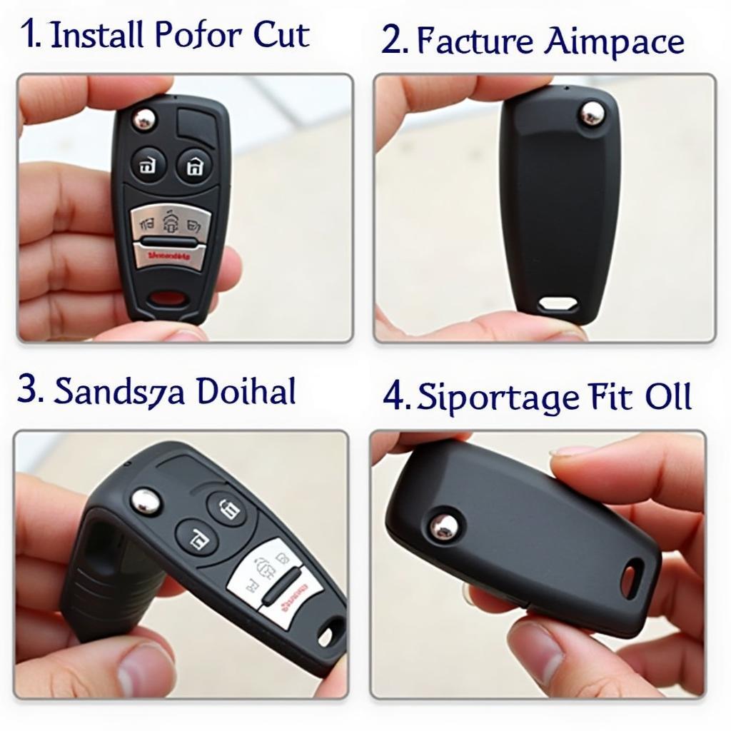 Installing a Kia Sportage 2024 key fob cover