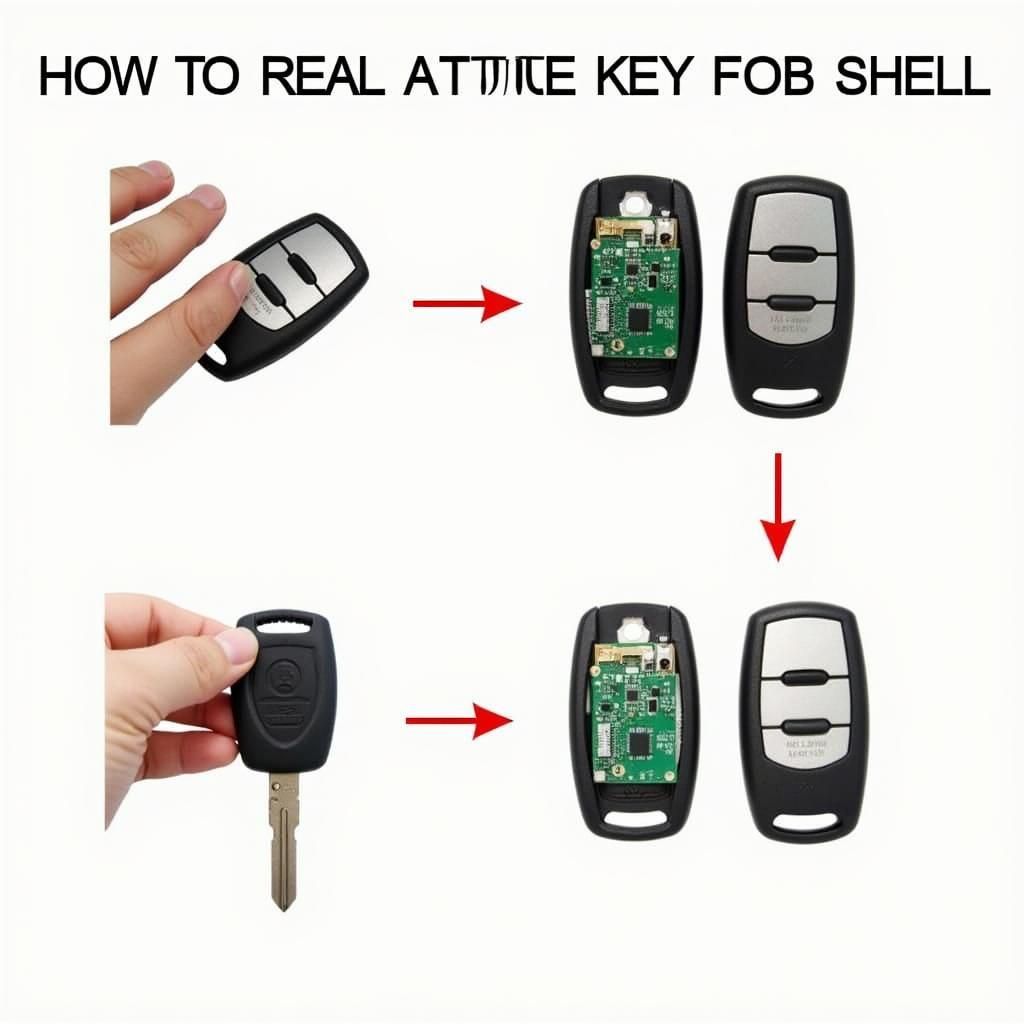 Installing Components into a New Kia Sportage Key Fob Shell