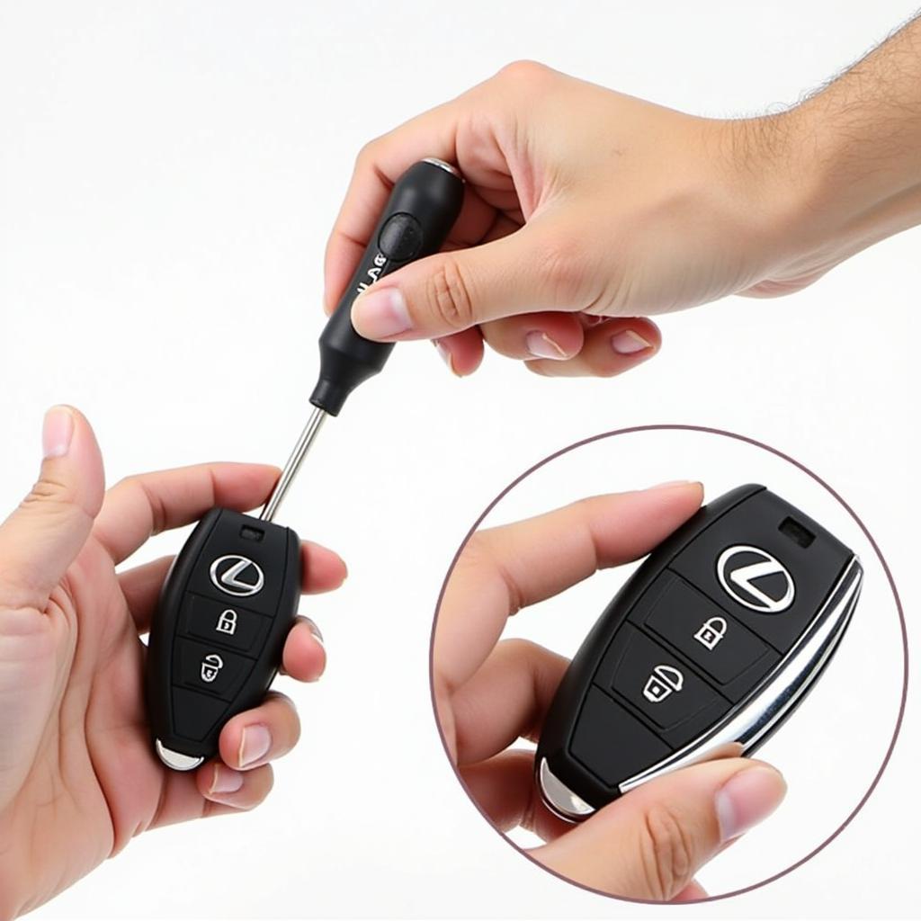 Installing a Lexus Key Fob Screw