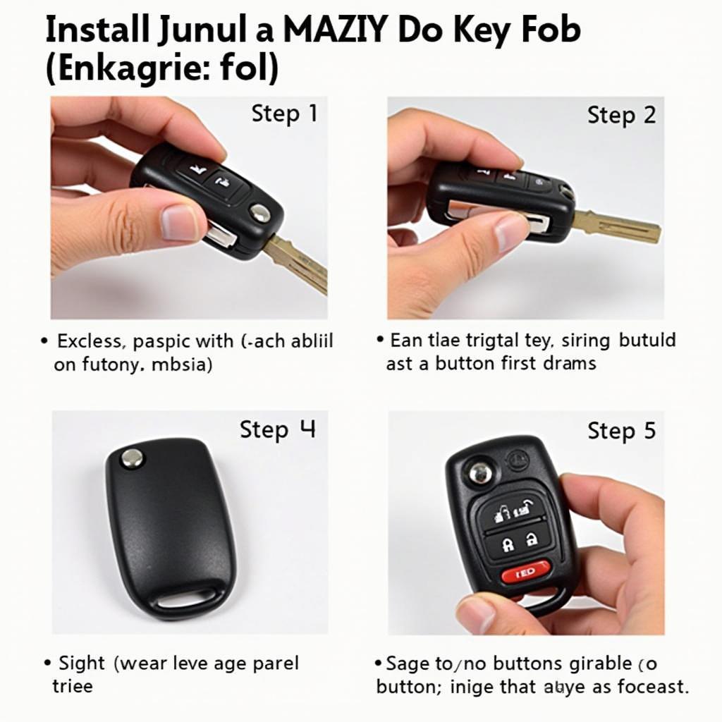 Installing Mazda Key Fob Sleeve